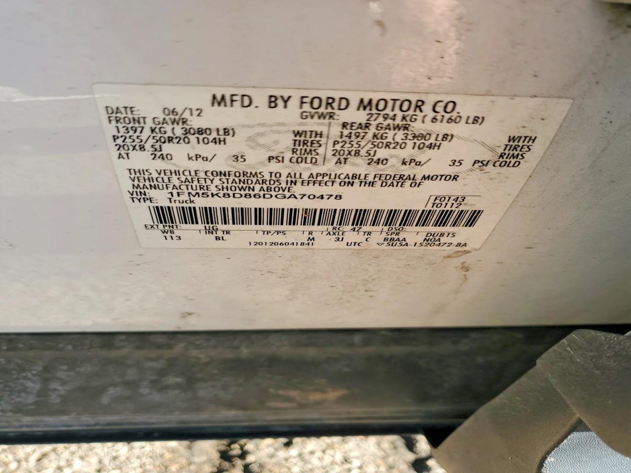 2013 FORD EXPLORER XLT photo 25