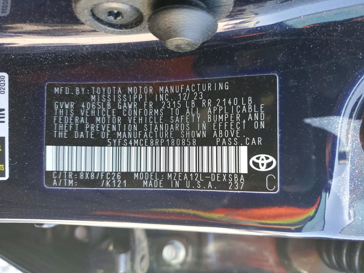 2024 TOYOTA COROLLA SE photo 25