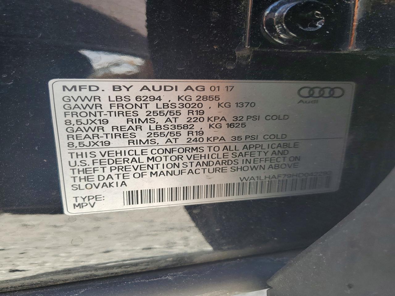2017 AUDI Q7 PREMIUM PLUS photo 37