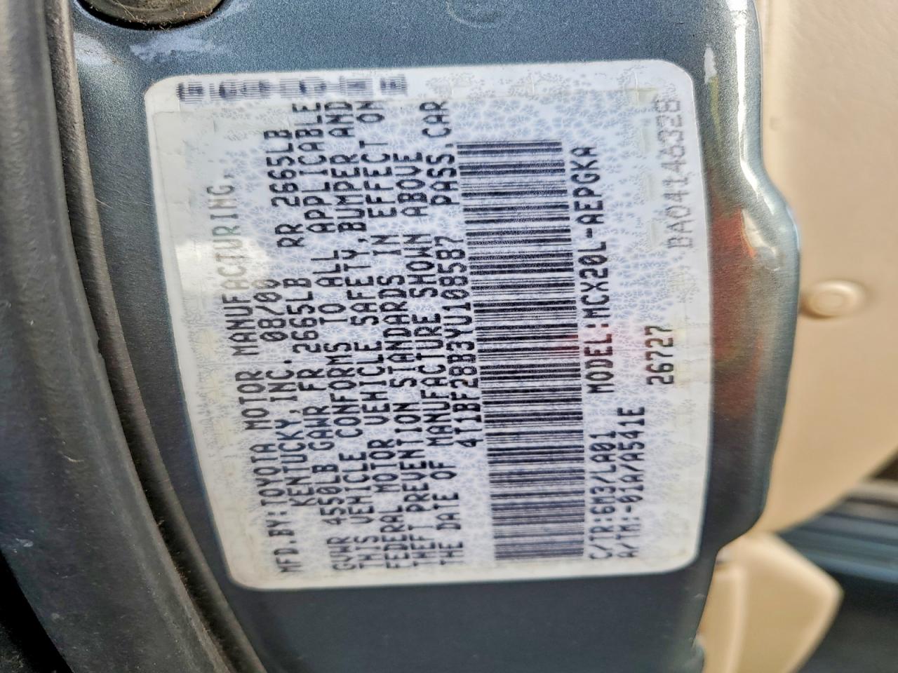 2000 TOYOTA AVALON XL photo 34