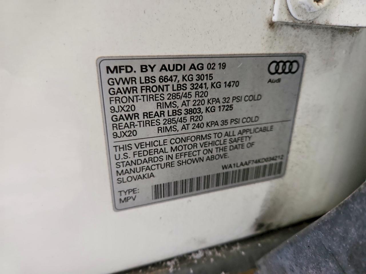 2019 AUDI Q7 PREMIUM PLUS photo 25