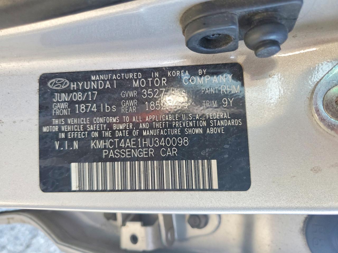 2017 HYUNDAI ACCENT SE photo 45