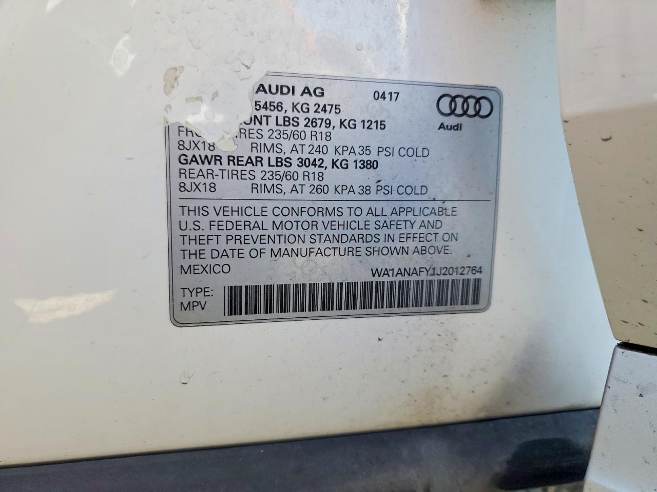 2018 AUDI Q5 PREMIUM photo 23