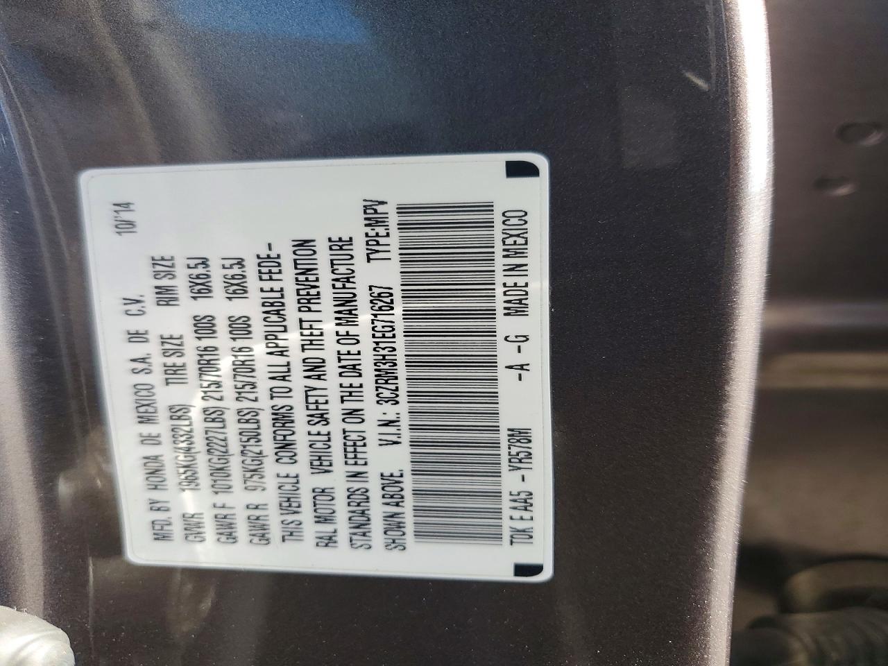 2014 HONDA CR-V photo 25