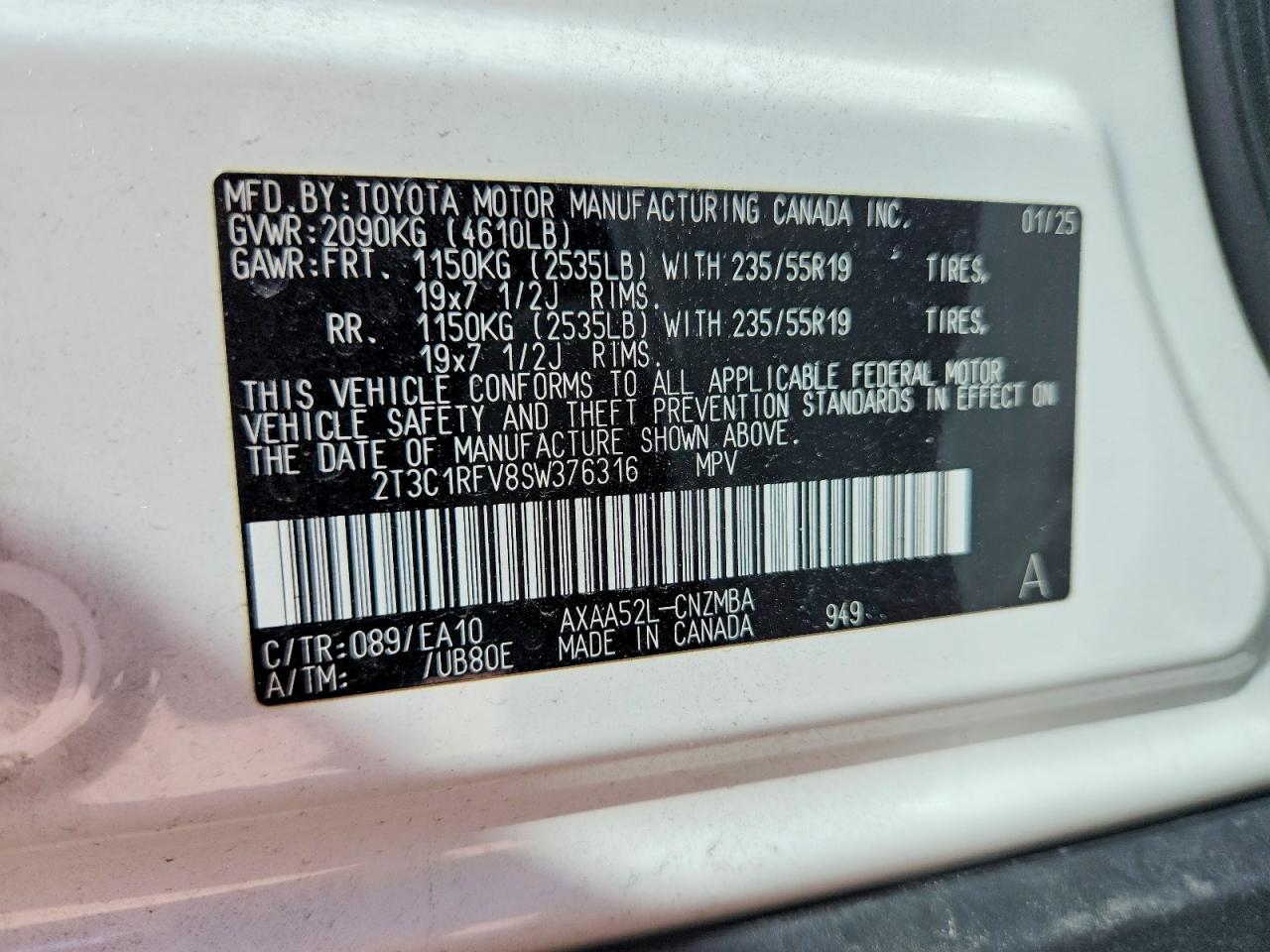 2025 TOYOTA RAV4 XLE PREMIUM photo 13