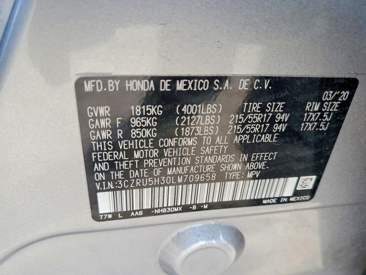 2019 HONDA CR-V EXL photo 40