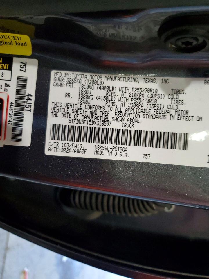 2013 TOYOTA TUNDRA CREWMAX SR5 photo 12