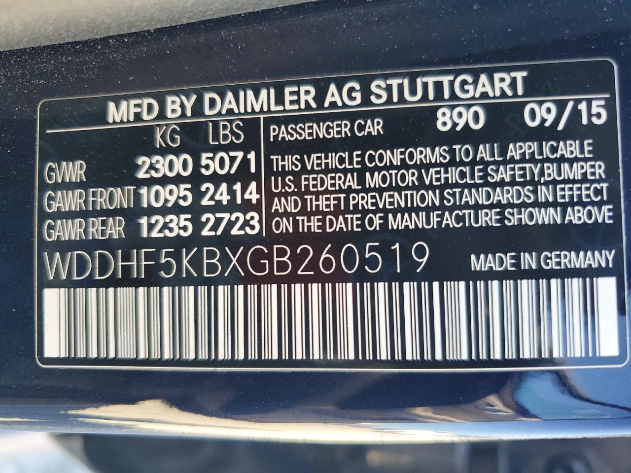 2016 MERCEDES-BENZ E 350 photo 12