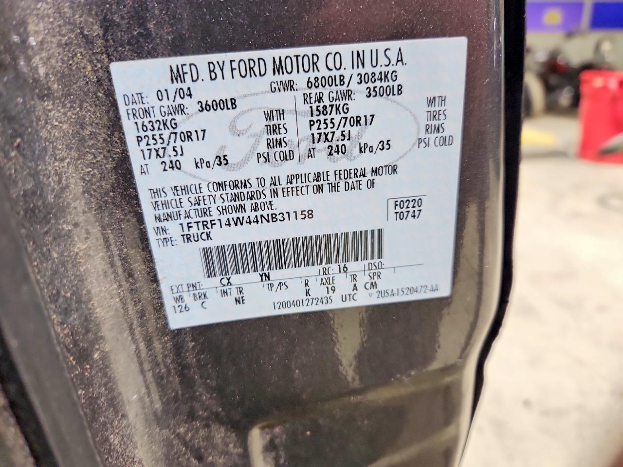 2004 FORD F150 photo 34