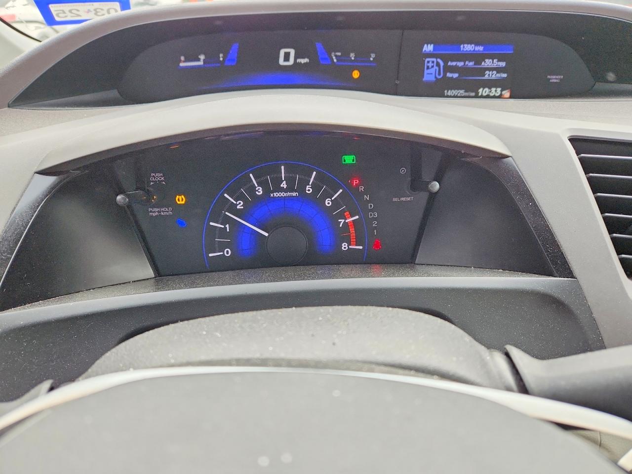 2012 HONDA CIVIC LX photo 9