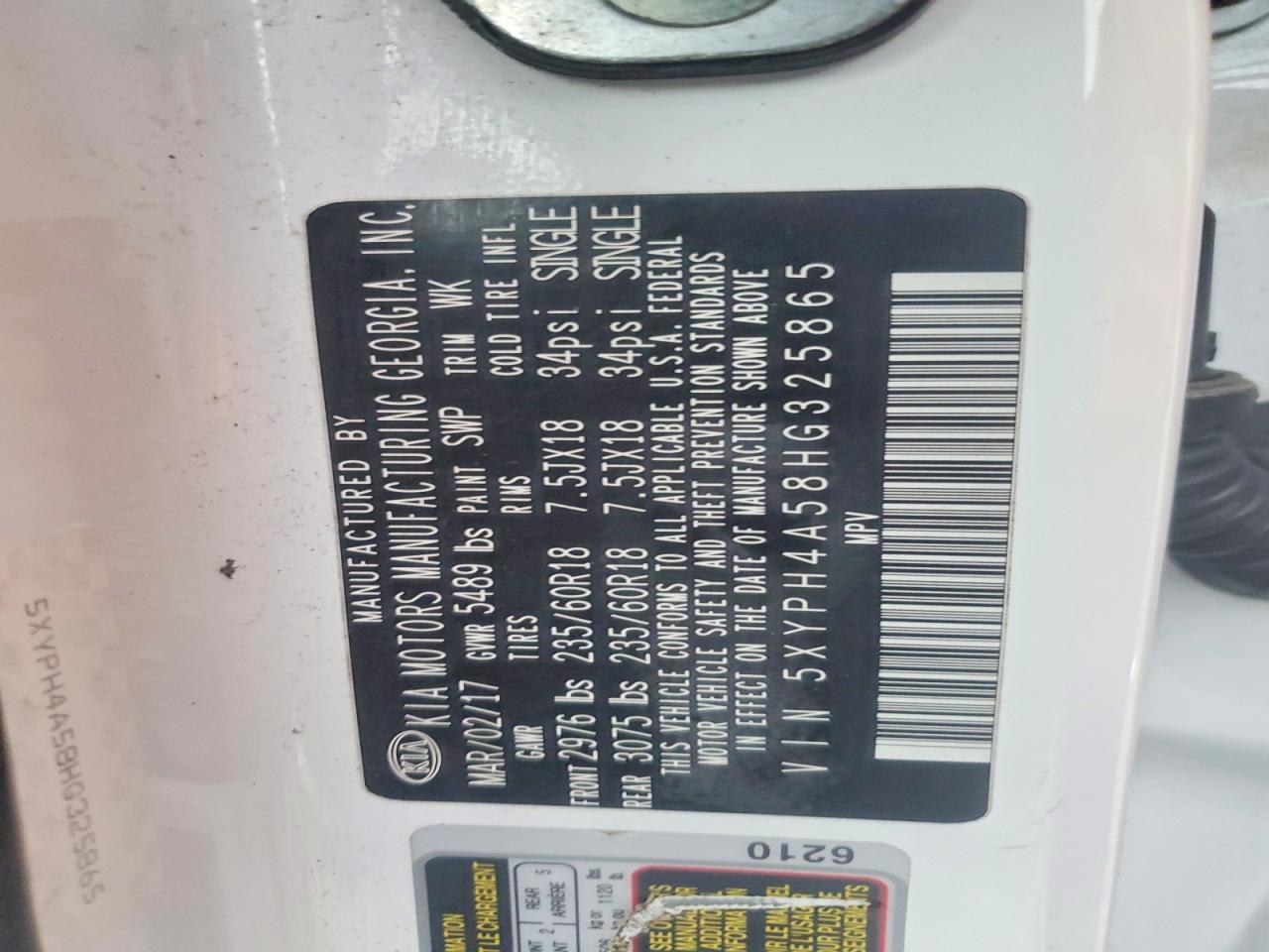 2017 KIA SORENTO EX photo 25