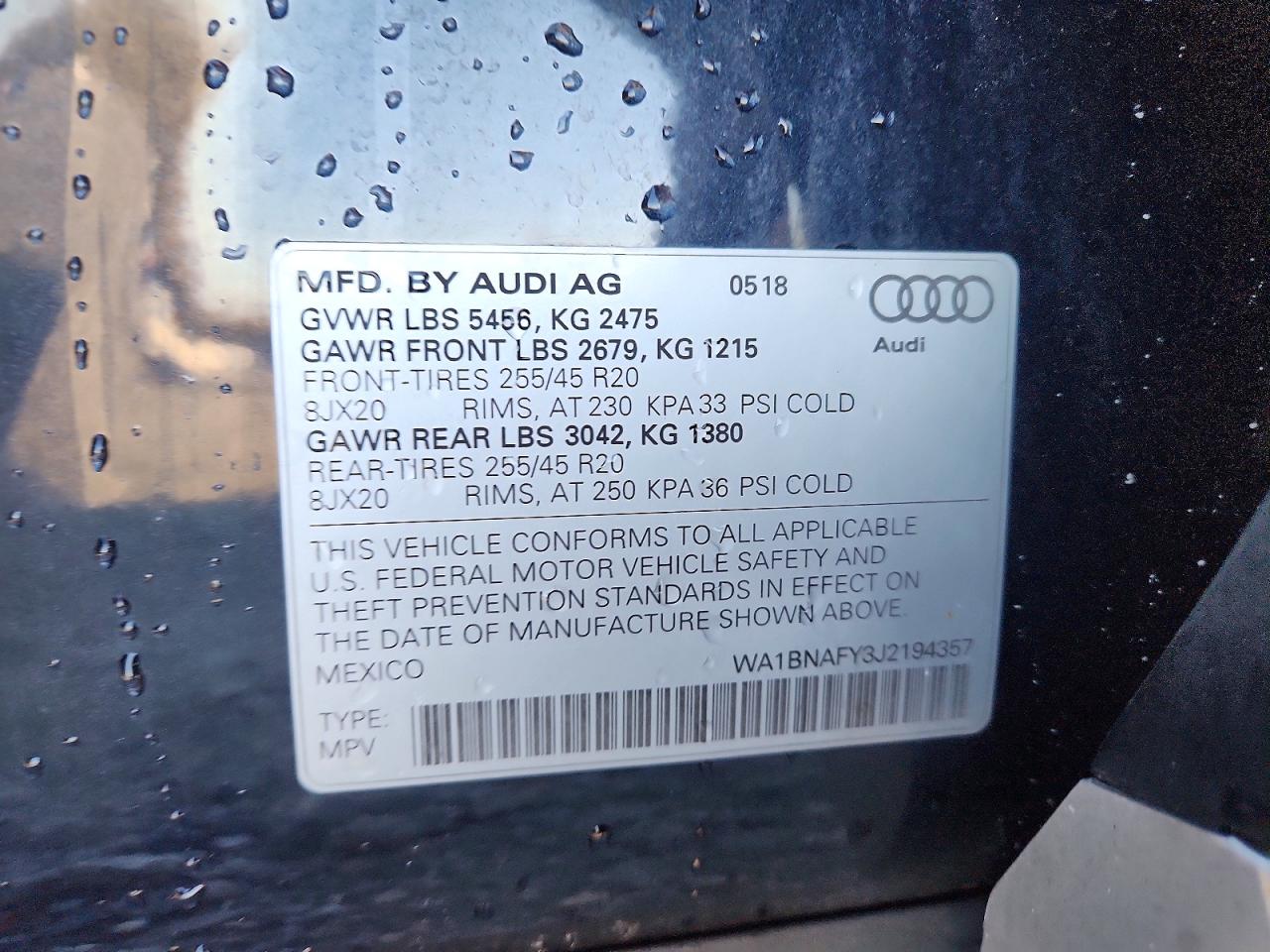 2018 AUDI Q5 PREMIUM PLUS photo 25