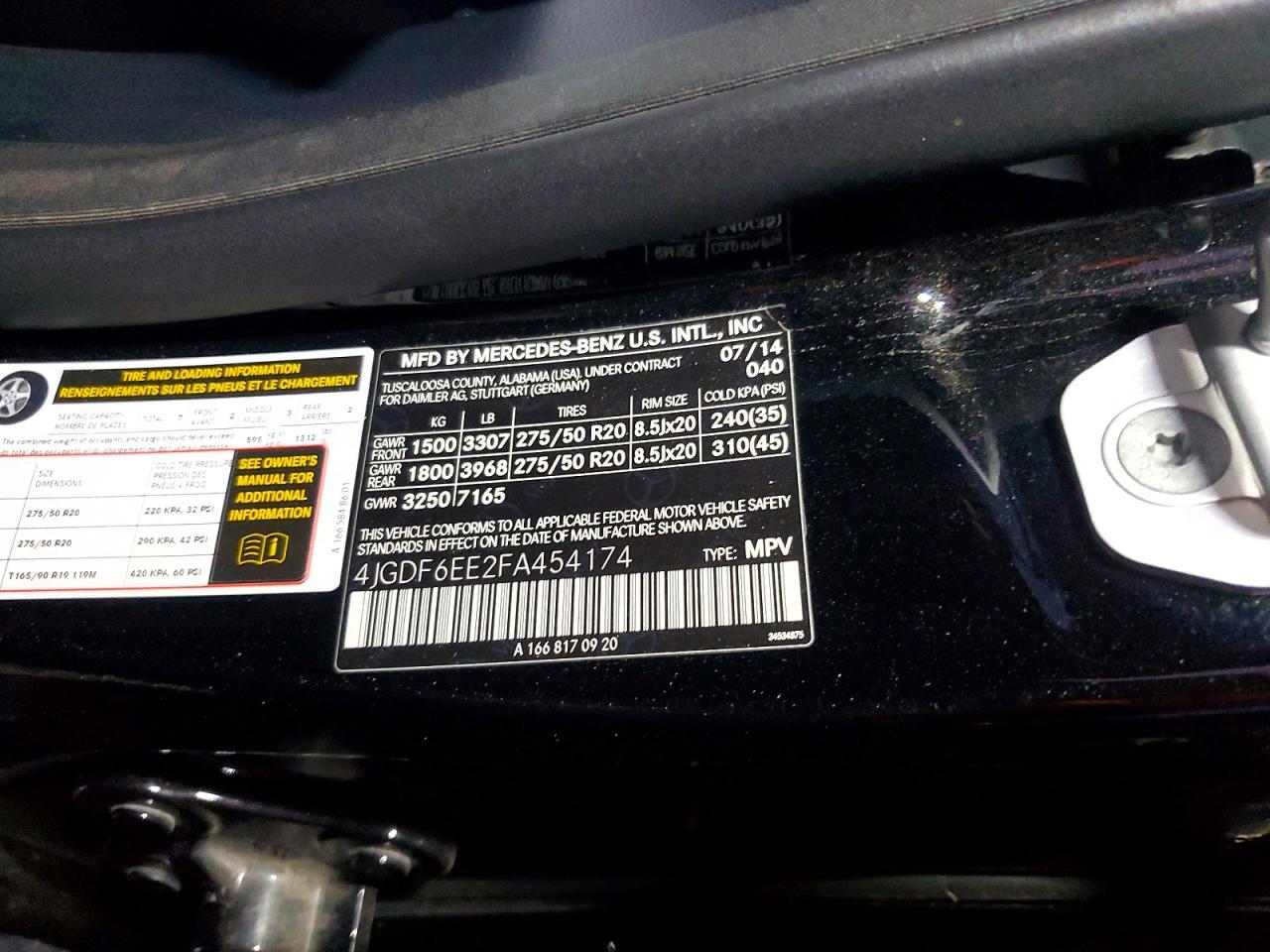 2015 MERCEDES-BENZ GL 450 4MATIC photo 25