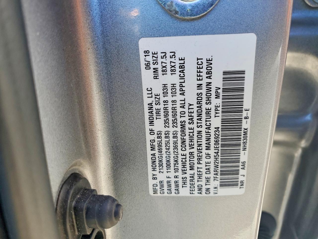 2018 HONDA CR-V EX photo 25