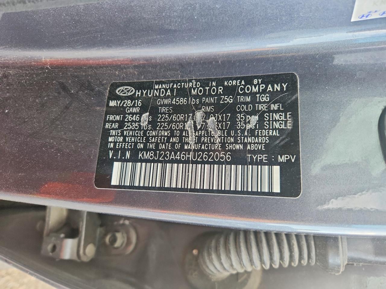 2017 HYUNDAI TUCSON SE photo 37