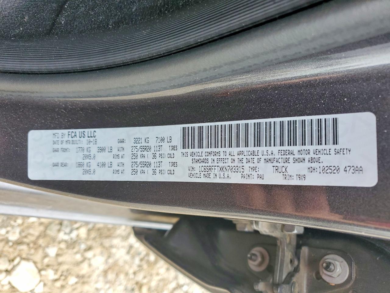 2019 RAM 1500 BIG HORN/LONE STAR photo 37