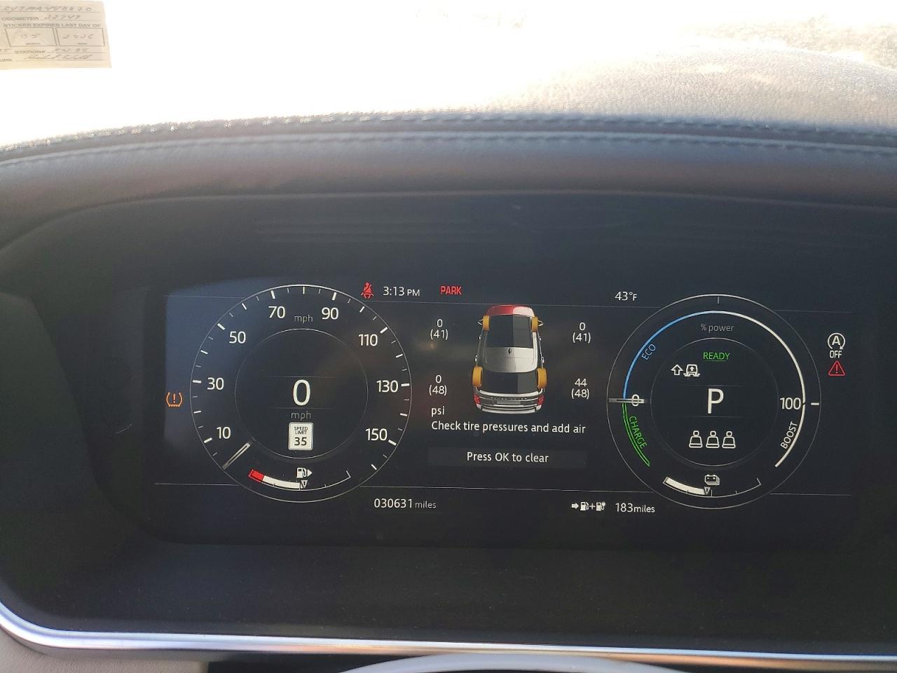2021 LAND ROVER RANGE ROVER HSE photo 9