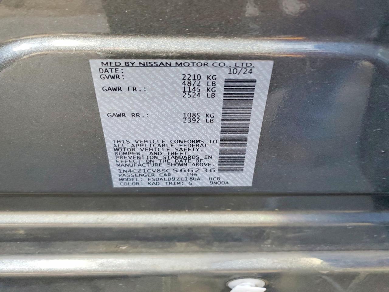 2025 NISSAN LEAF SV PLUS photo 23