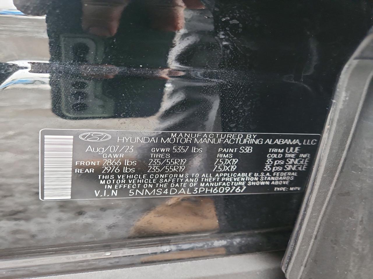 2023 HYUNDAI SANTA FE LIMITED photo 13
