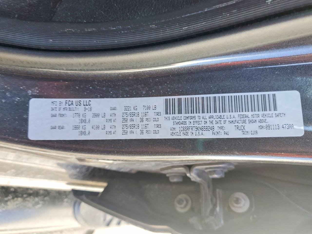2019 RAM 1500 LARAMIE photo 45