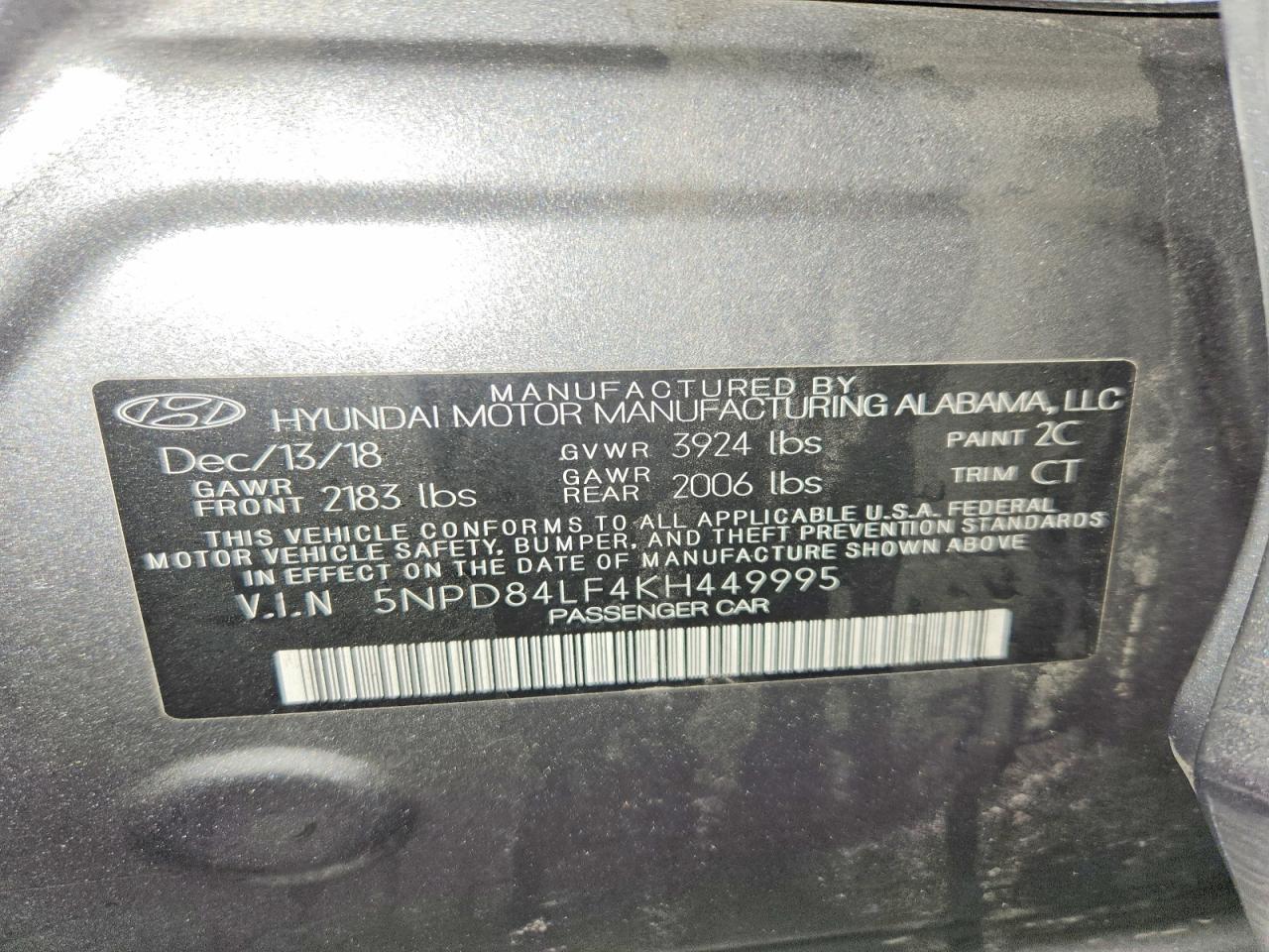 2019 HYUNDAI ELANTRA VALUE EDITION photo 23