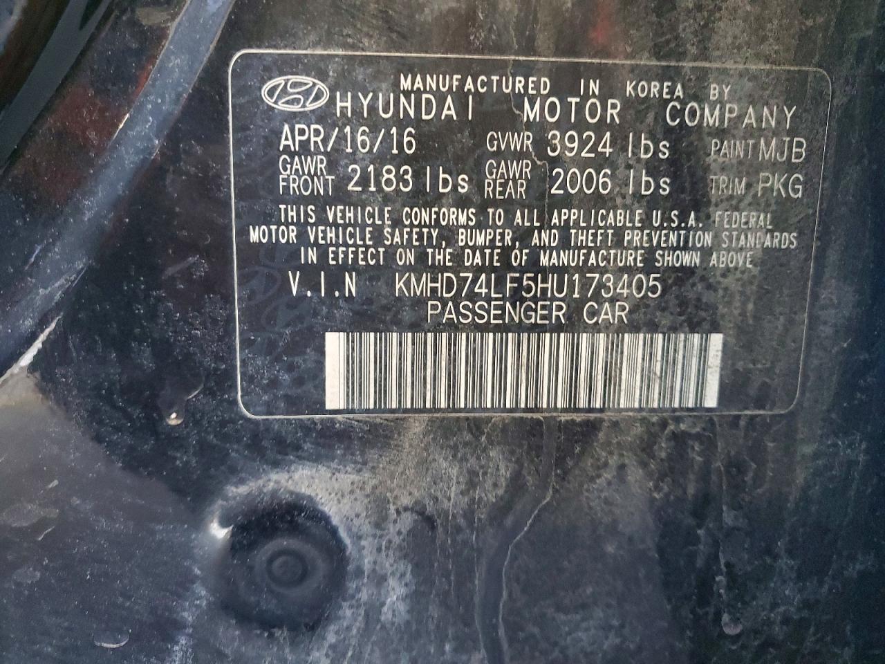 2017 HYUNDAI ELANTRA SE photo 13