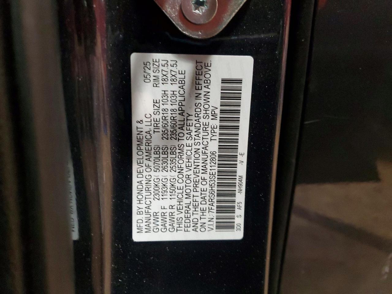 2025 HONDA CR-V SPORT photo 13