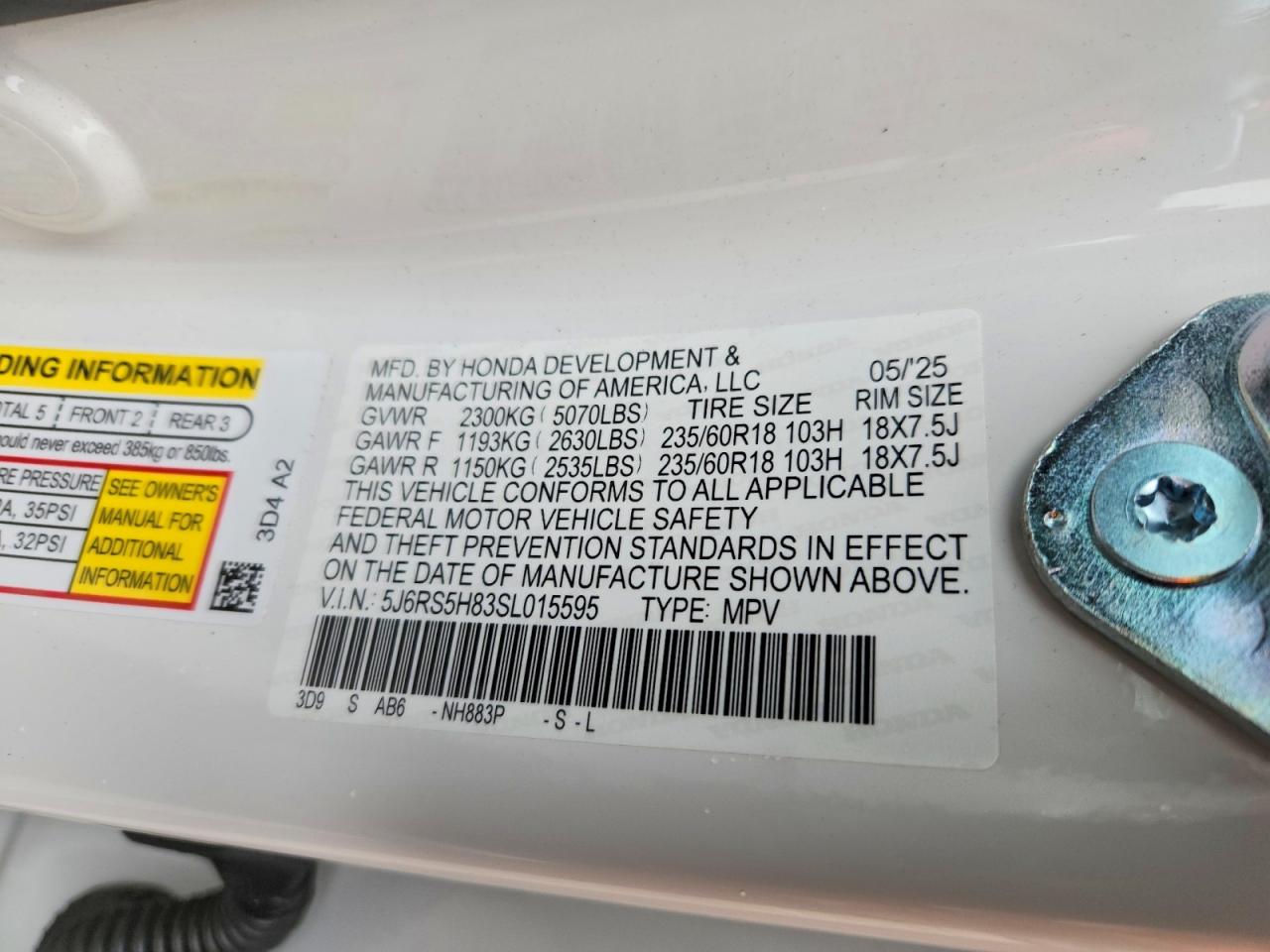 2025 HONDA CR-V SPORT-L photo 12