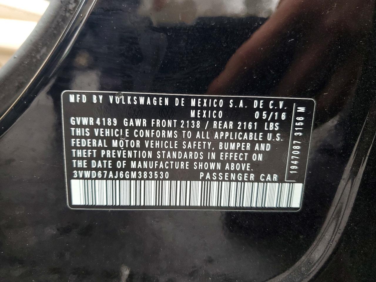 2016 VOLKSWAGEN JETTA SE photo 23