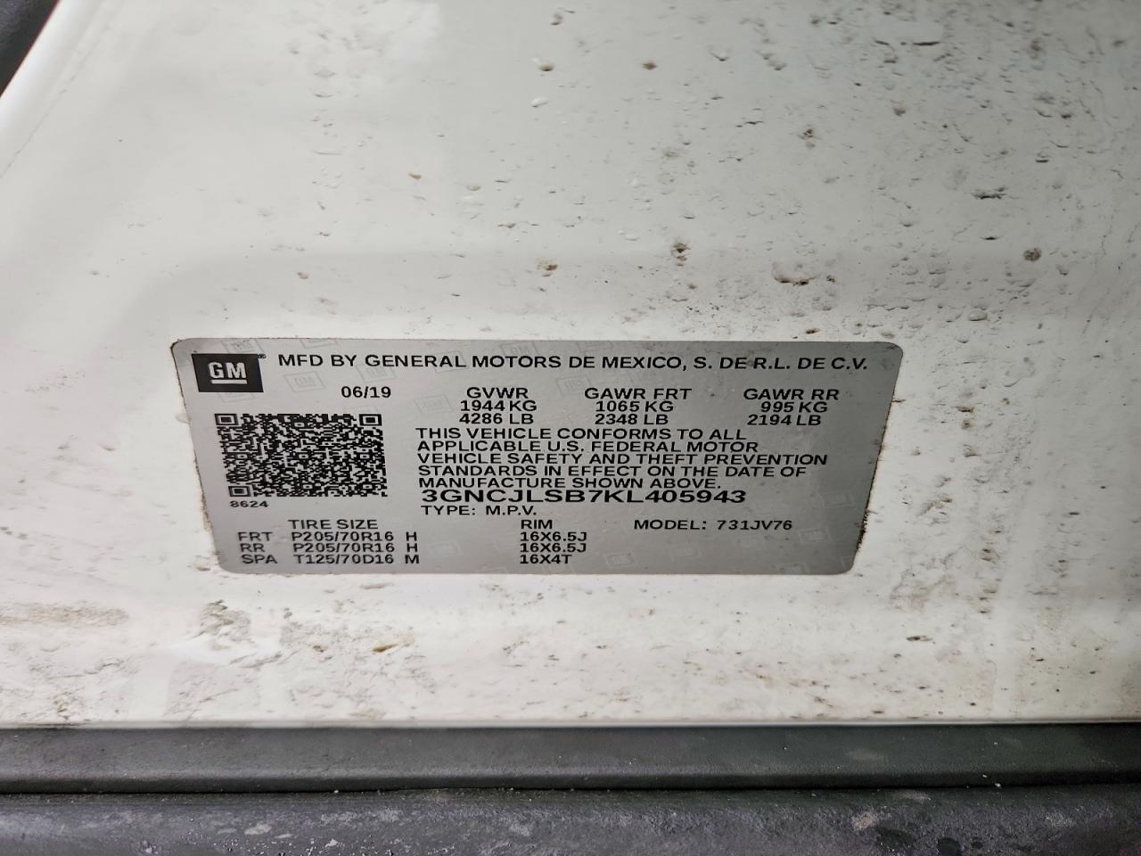 2019 CHEVROLET TRAX 1LT photo 27