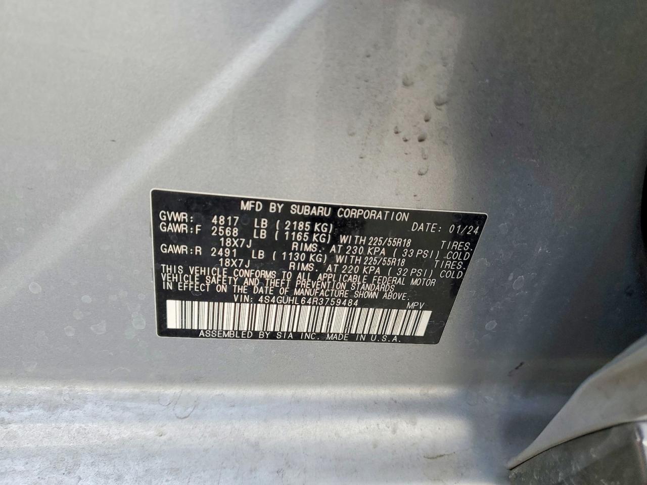 2024 SUBARU CROSSTREK photo 37
