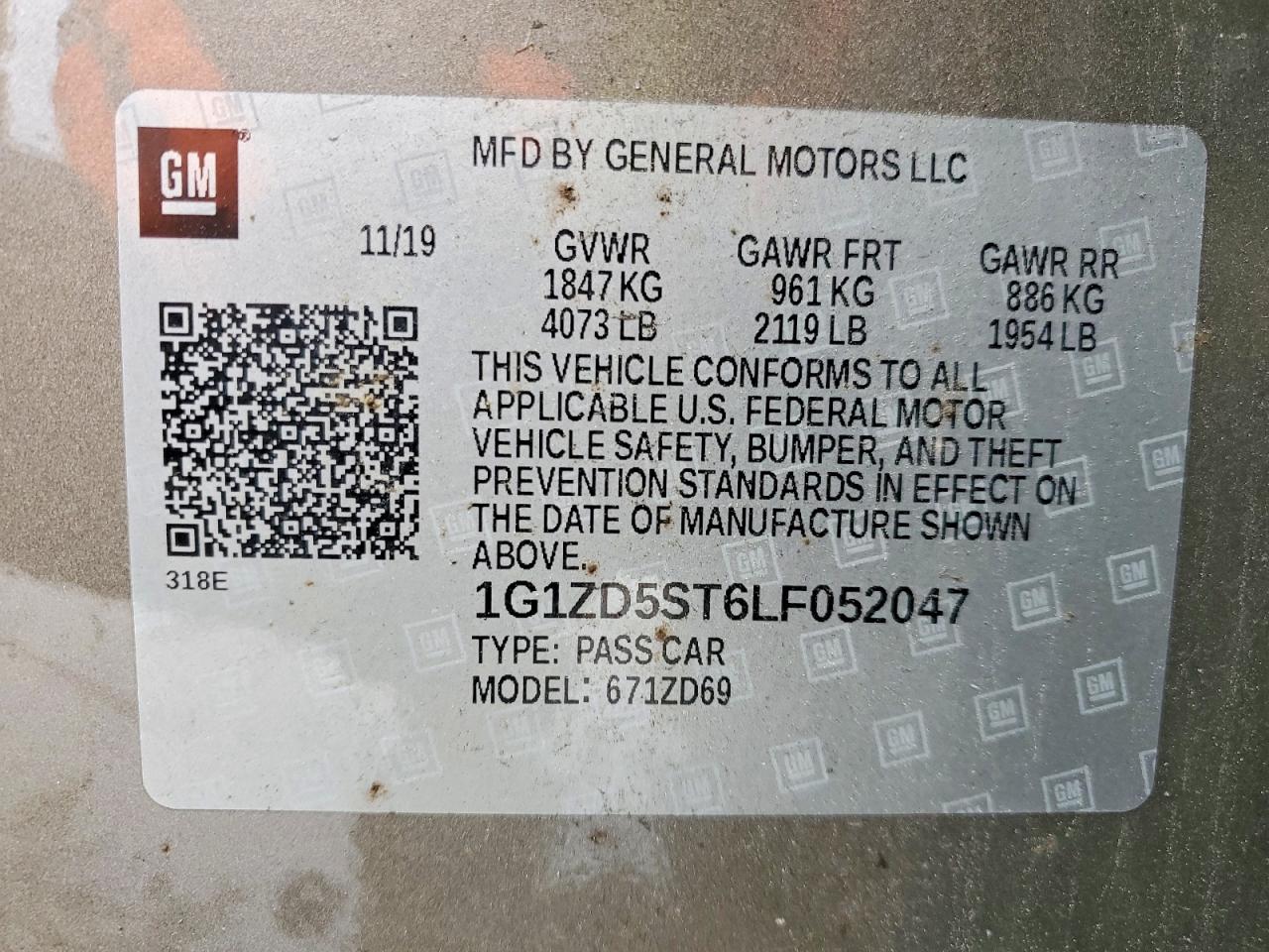 2020 CHEVROLET MALIBU LT photo 25