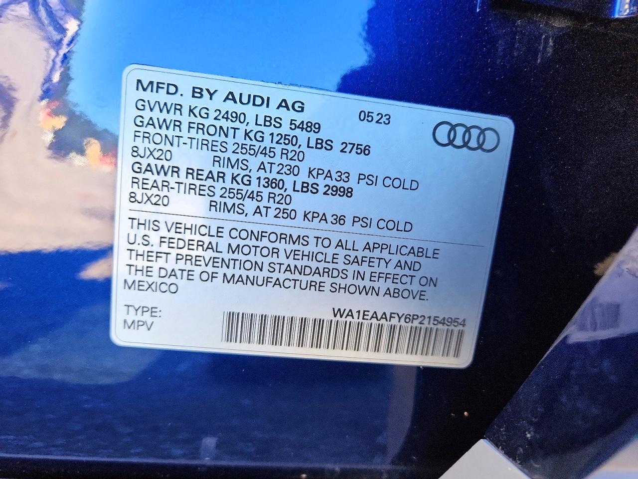 2023 AUDI Q5 PREMIUM PLUS 45 photo 25