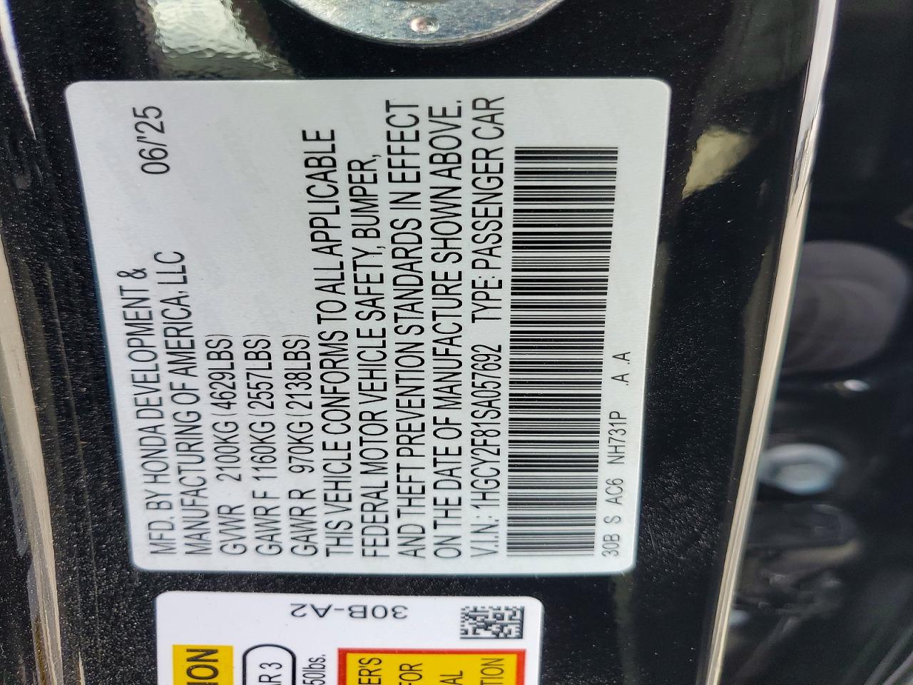 2025 HONDA ACCORD TOURING HYBRID photo 12