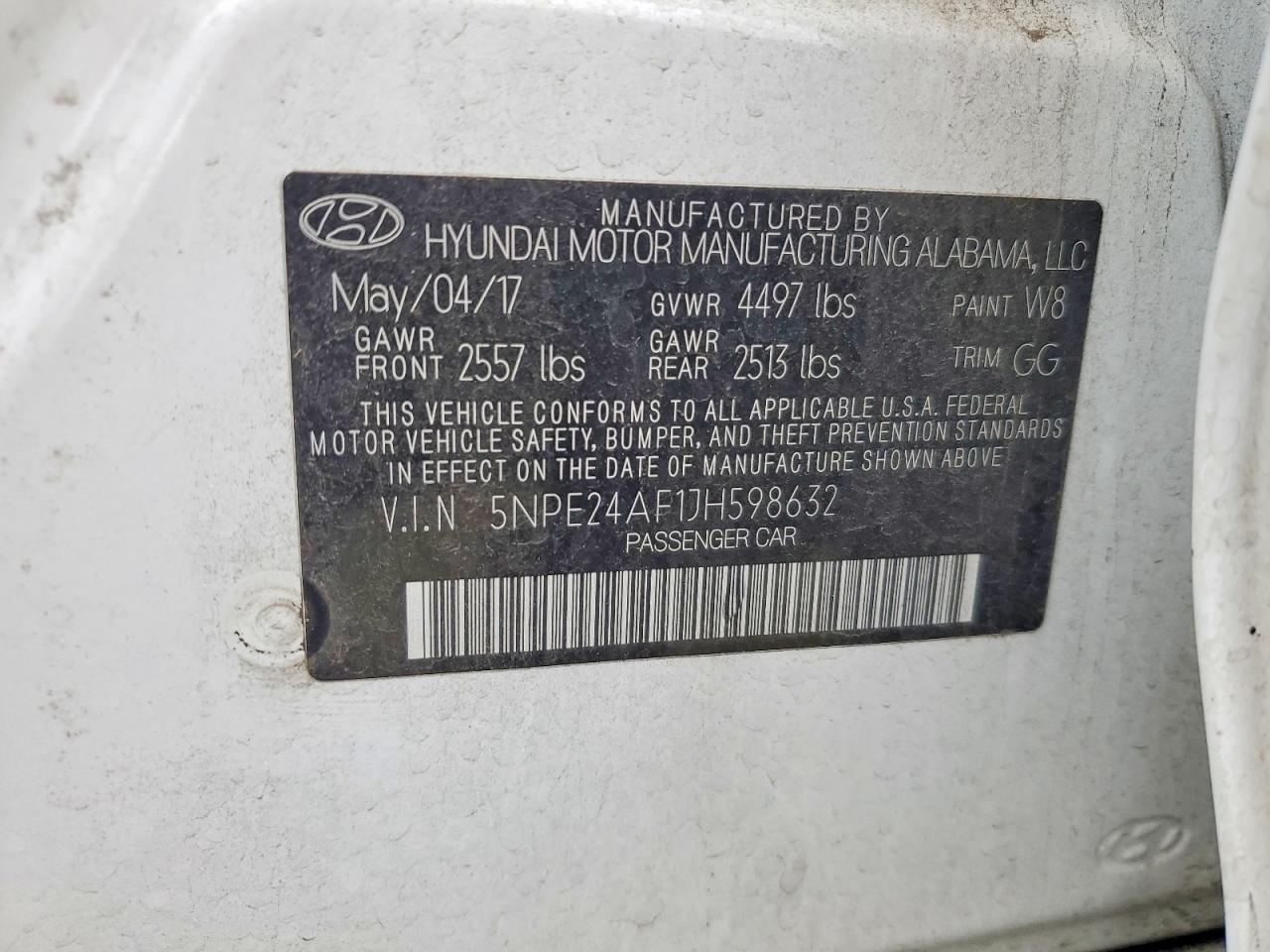 2018 HYUNDAI SONATA SE photo 12