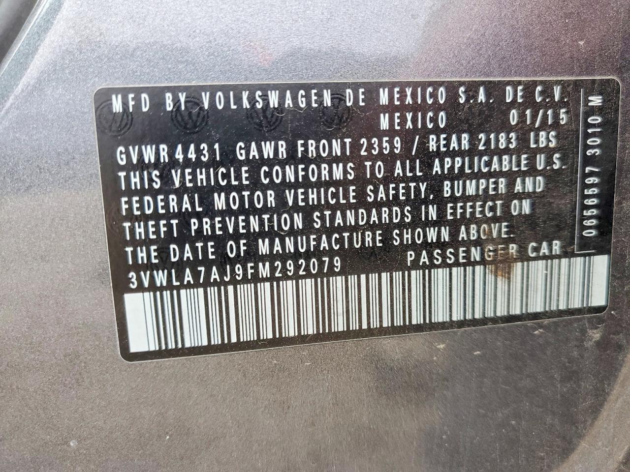 2015 VOLKSWAGEN JETTA TDI photo 34