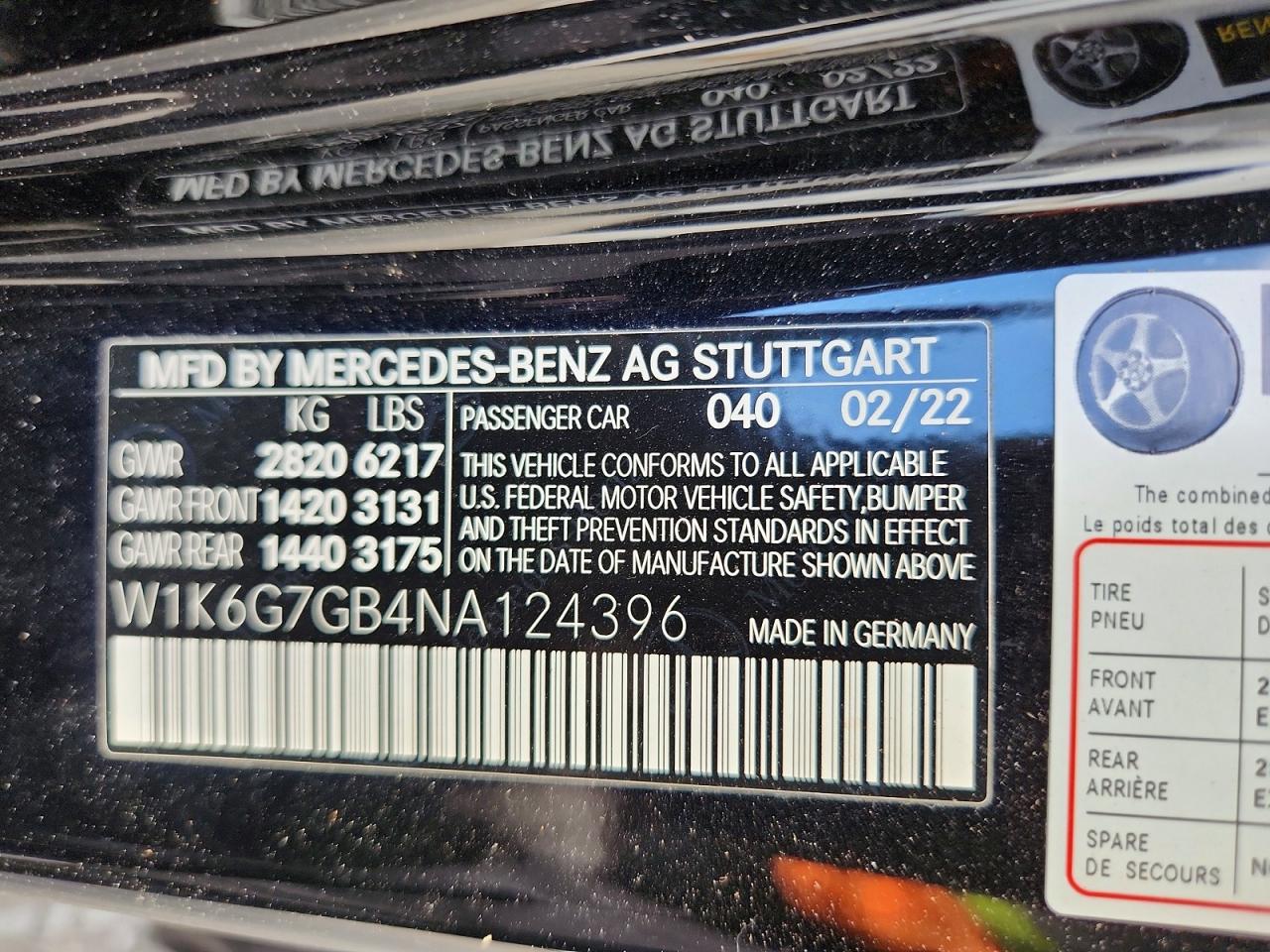 2022 MERCEDES-BENZ S 580 4MATIC photo 13