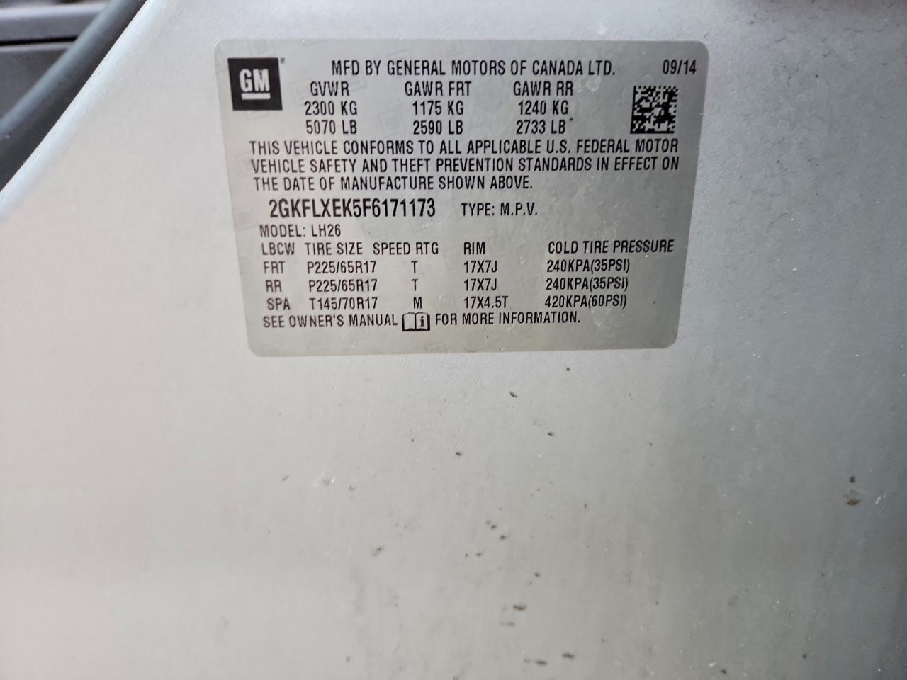2015 GMC TERRAIN SLT photo 27