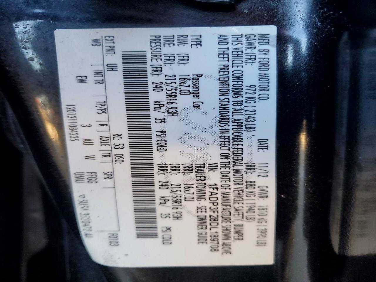 2013 FORD FOCUS SE photo 34
