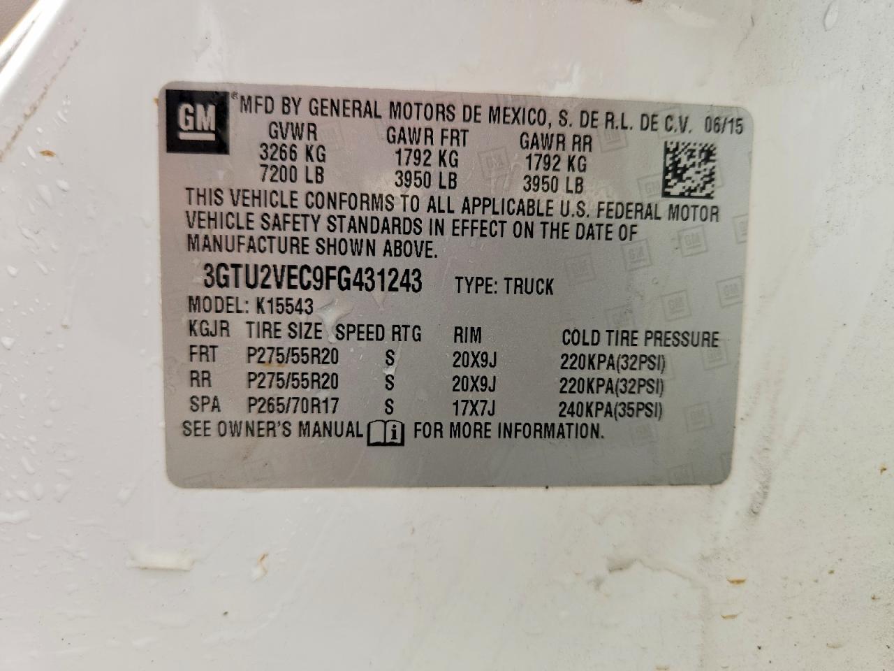 2015 GMC SIERRA K1500 SLT photo 23