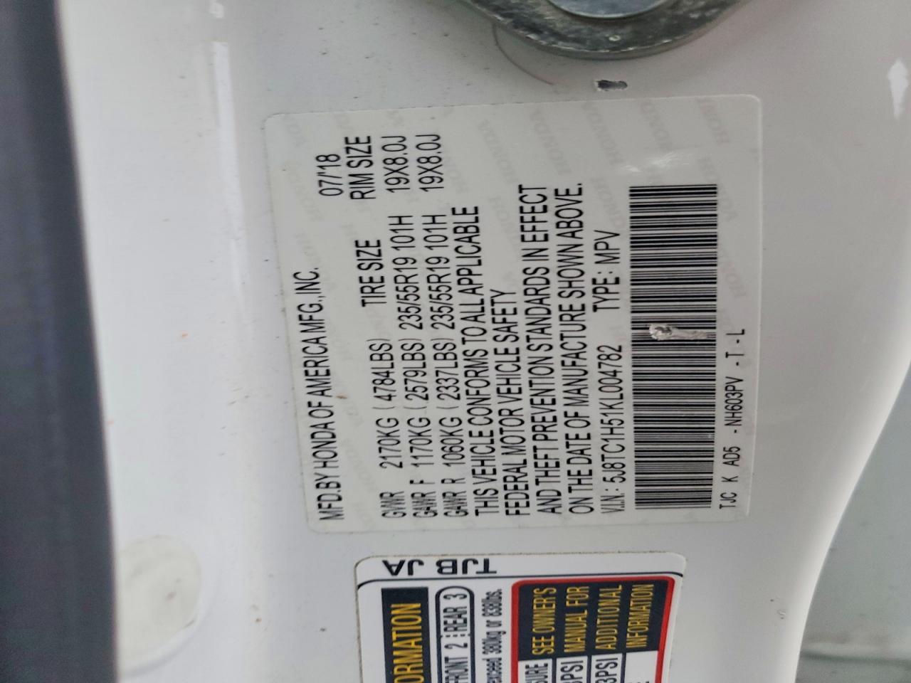 2019 ACURA RDX TECHNOLOGY photo 23