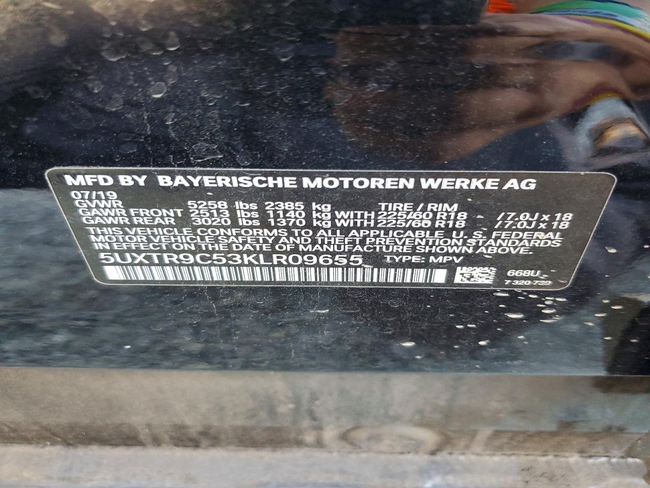 2019 BMW X3 XDRIVE30I photo 25