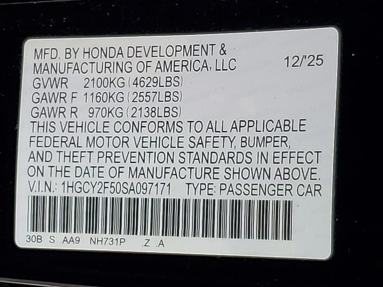 2025 HONDA ACCORD HYBRID SPORT photo 37