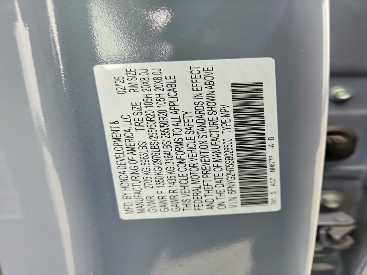 2025 HONDA PILOT TOURING photo 37
