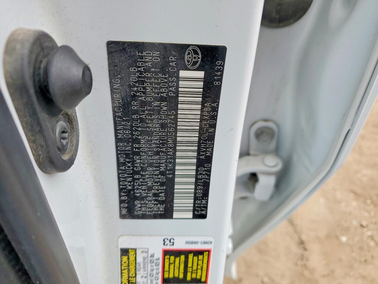 2021 TOYOTA CAMRY XSE photo 23