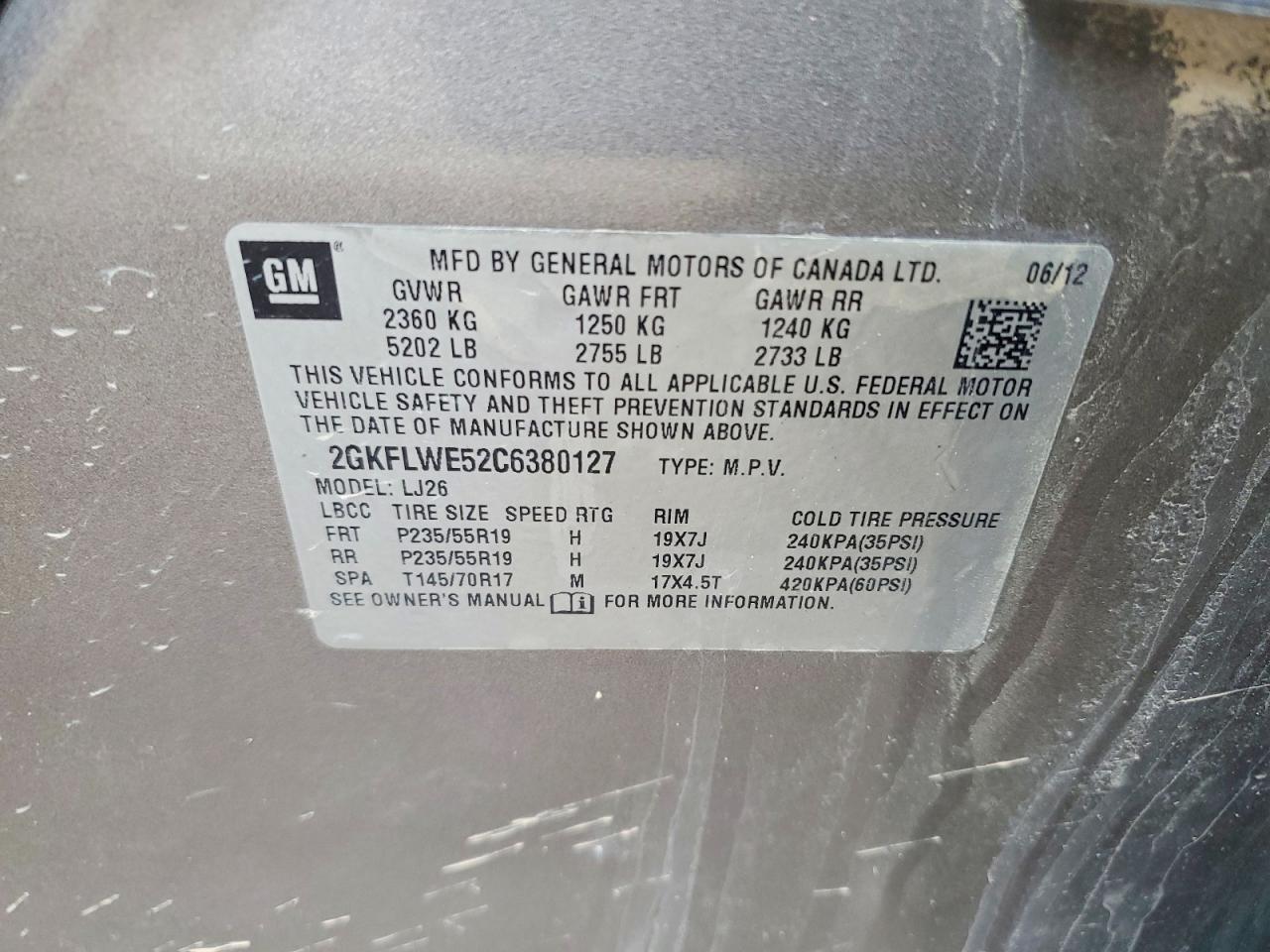 2012 GMC TERRAIN SLT photo 37
