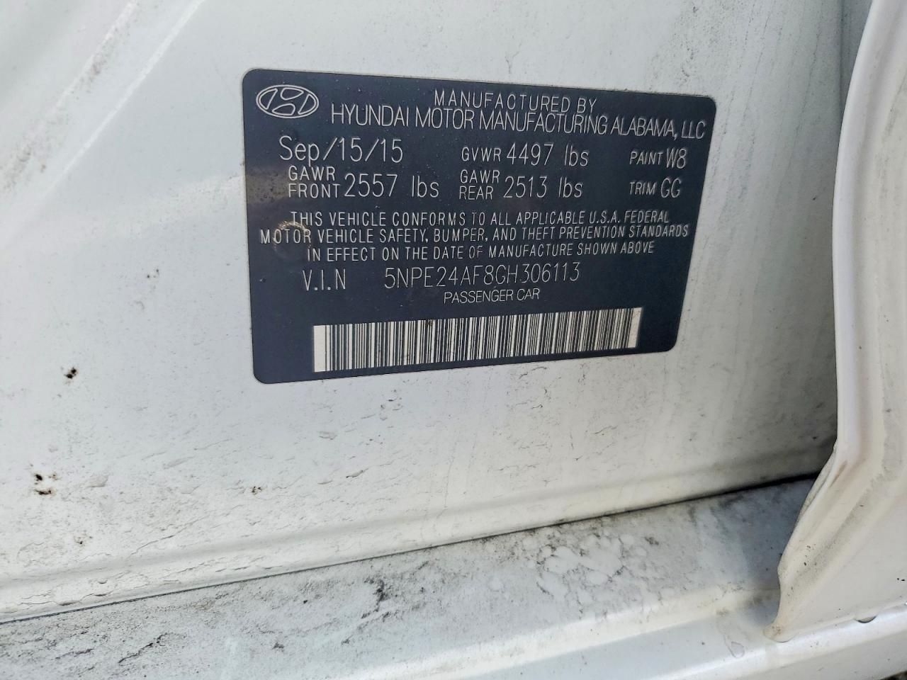 2016 HYUNDAI SONATA SE photo 23