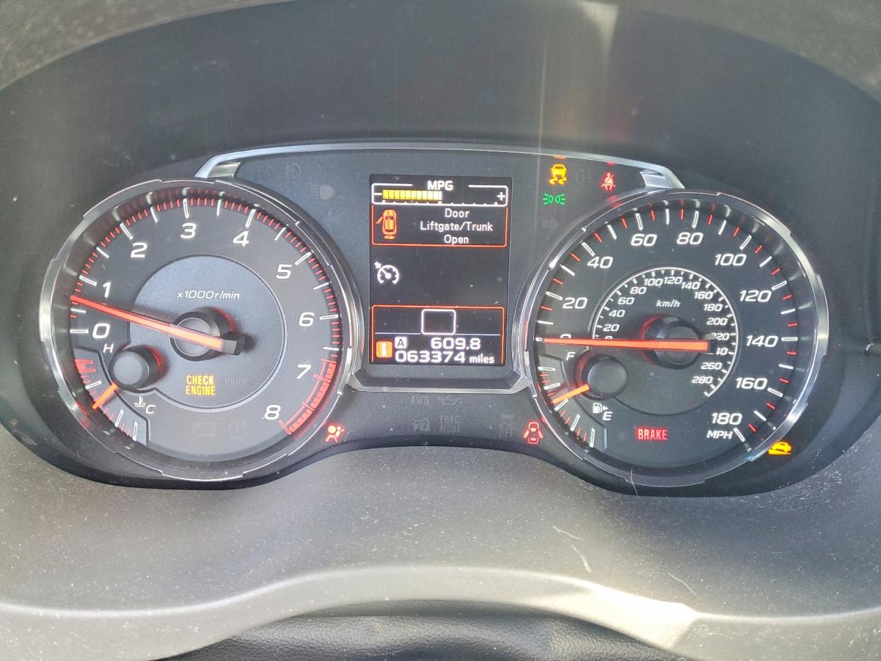 2018 SUBARU WRX photo 9