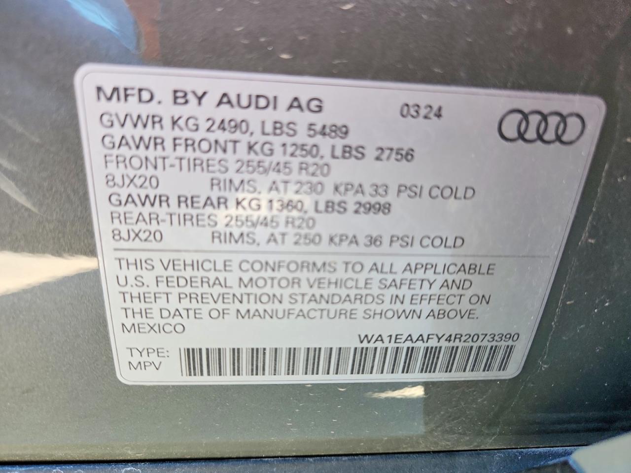 2024 AUDI Q5 PREMIUM PLUS 45 photo 27