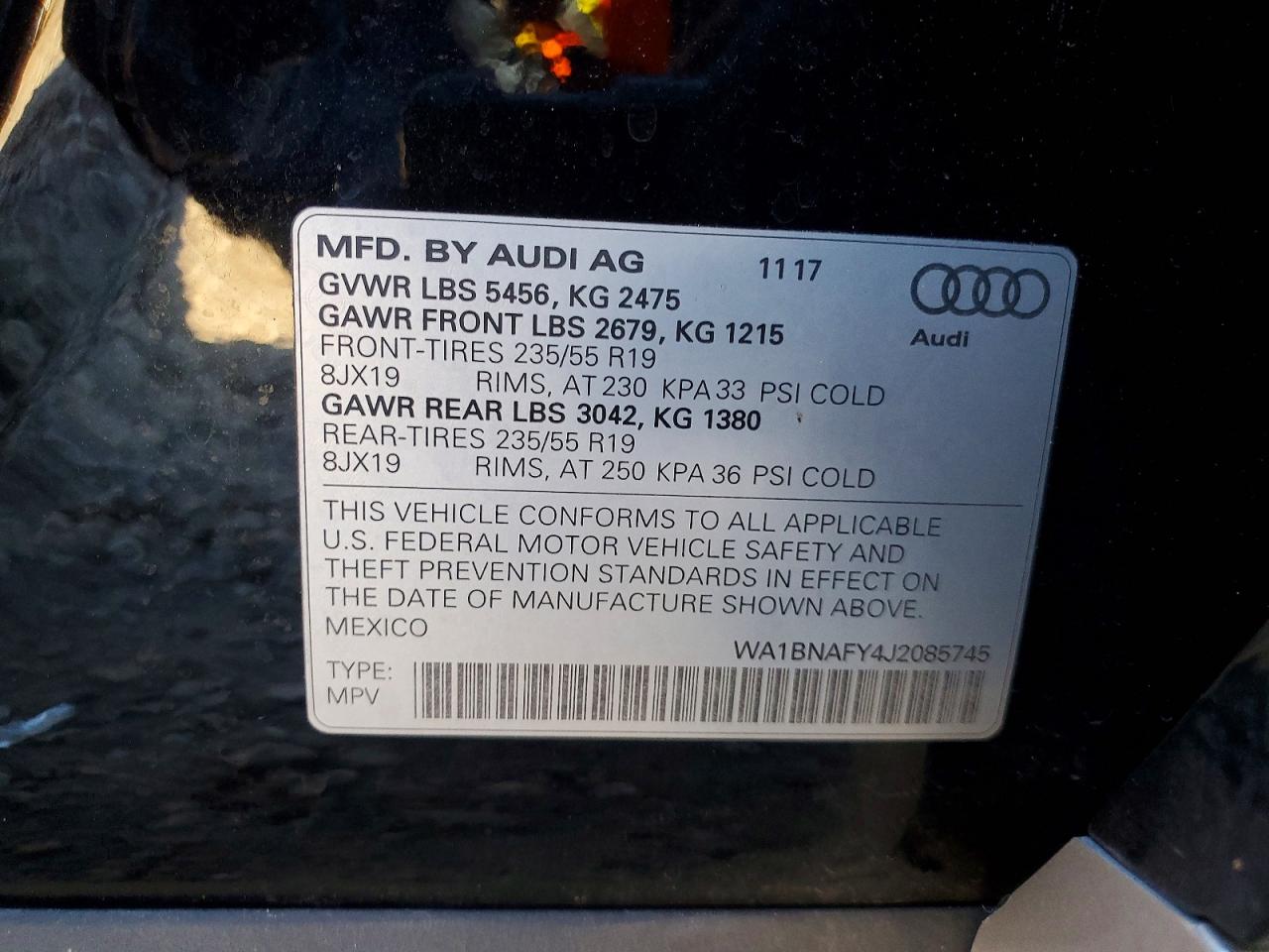 2018 AUDI Q5 PREMIUM PLUS photo 23